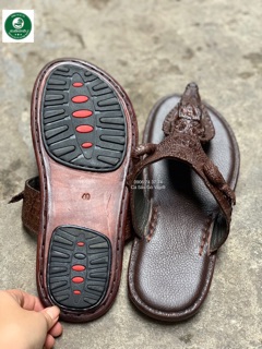 Dép Đầu Cá Sấu Màu Đen size 41-42-40-39