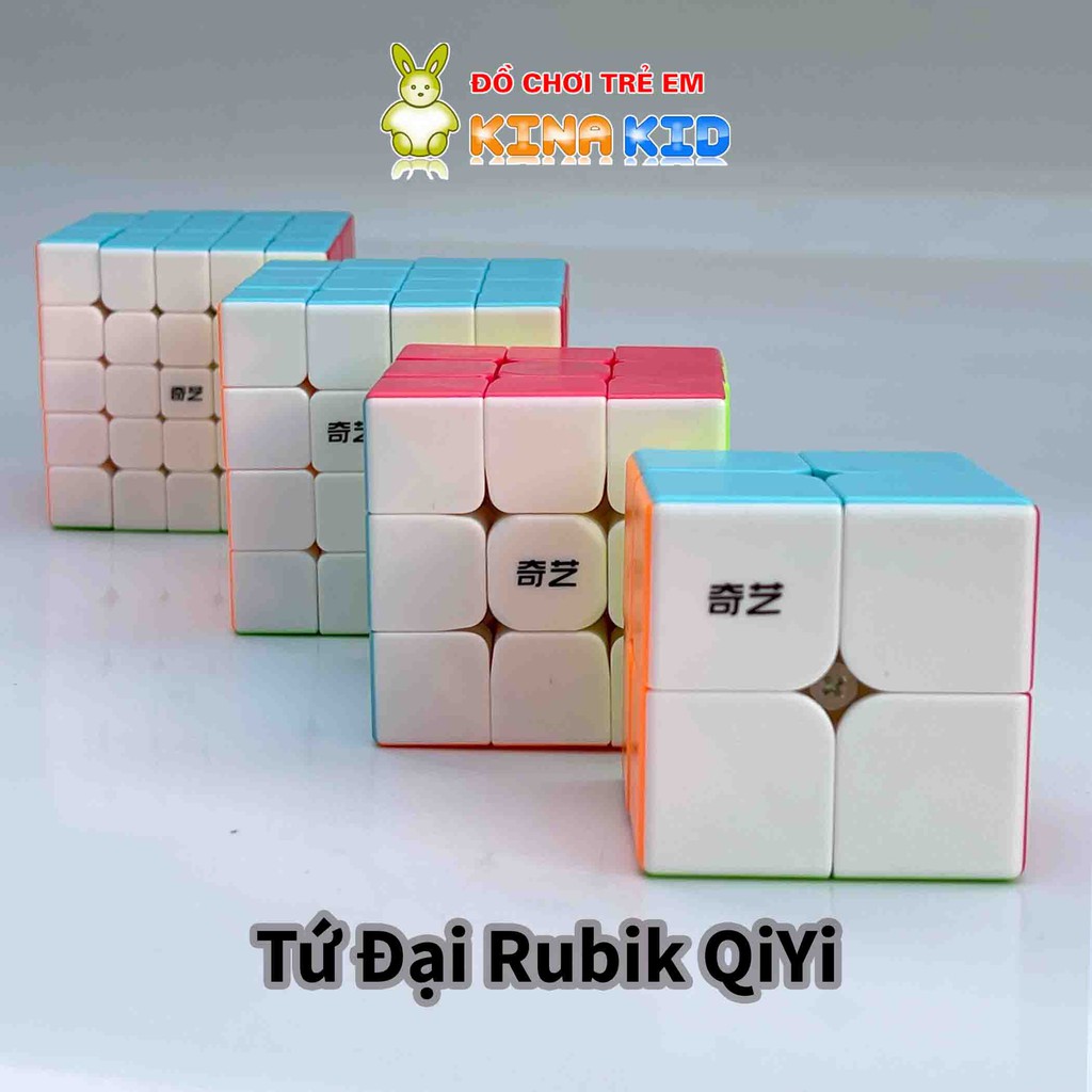 Rubik 3x3 QiYi Warrior S,2x2 Enlighten,4x4 QiYuan,5x5 KaiZheng,Magic Cube Rubic Stickerless, Trơn Mượt, Bẻ Góc Cực Tốt thumbnail