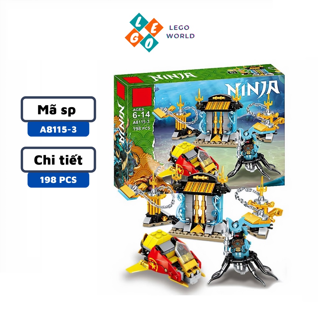 Lego Ninjago mô hình đồ chơi lắp ghép thông minh Temple of Endless Sea A8115 – shop Lego World