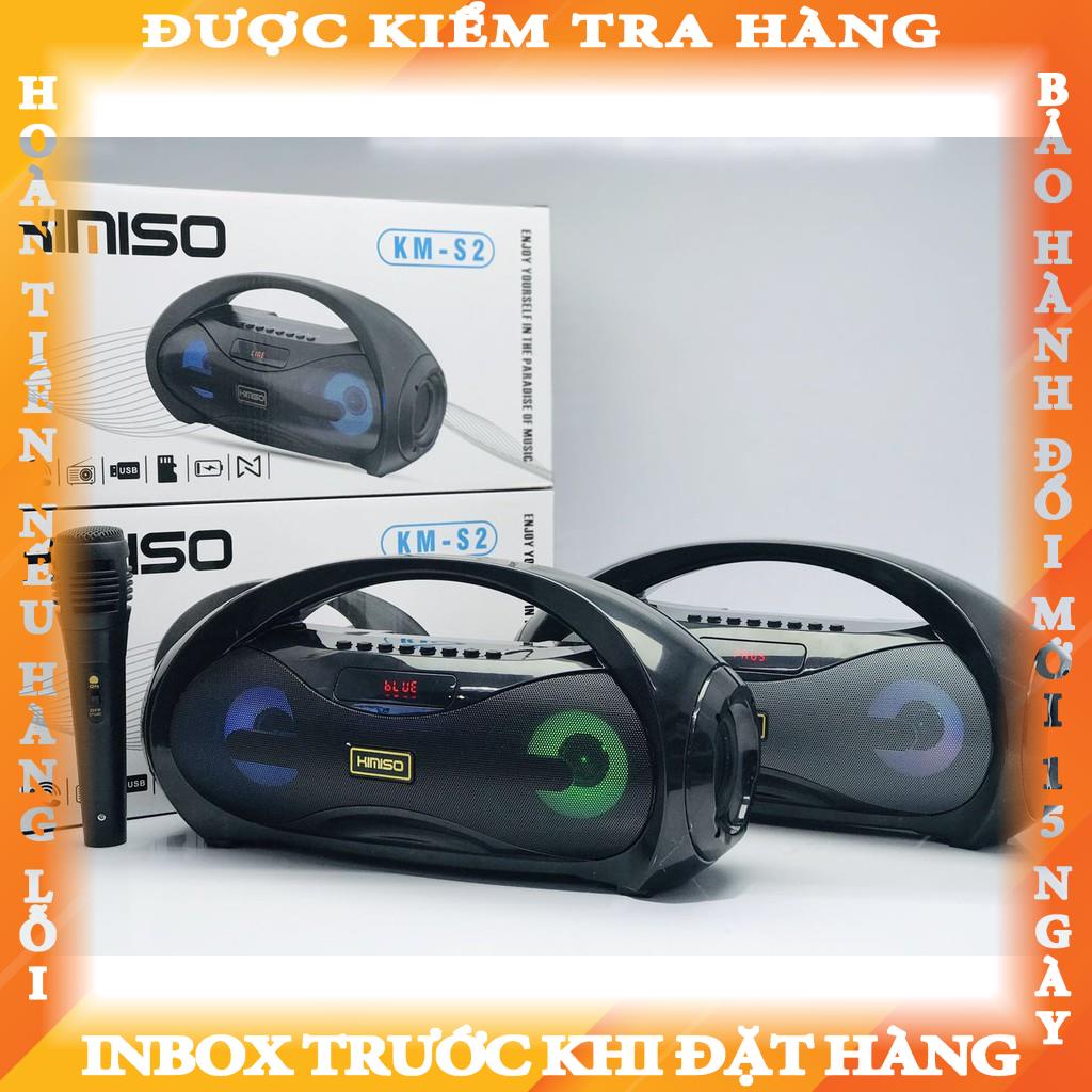 Loa karaoke bluetooth Kimiso KM-S2 có kèm mic angthuy