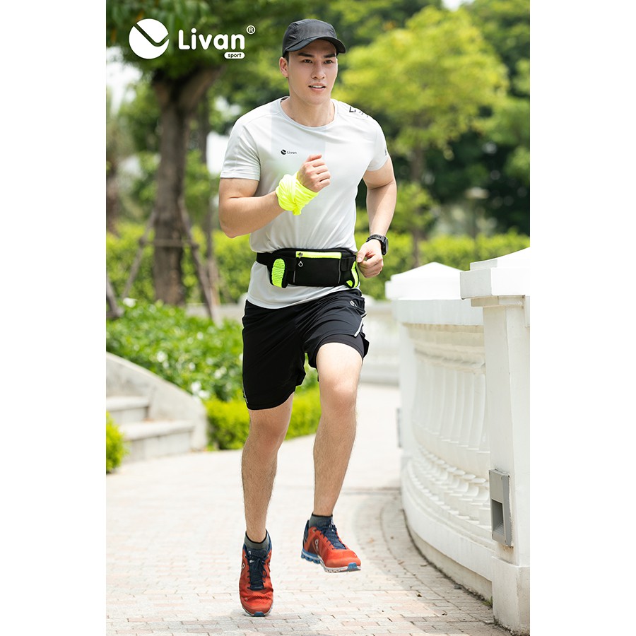 Quần Chạy Bộ Running Nam 2 Lớp Livan Sport Nhiều Ngăn Đựng Phụ Kiện