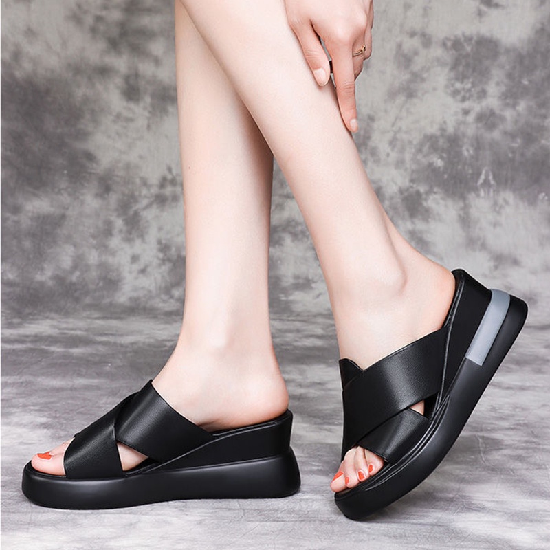 Dép Đế Dày Thoải Mái Có Size Lớn Dành Cho Nữ