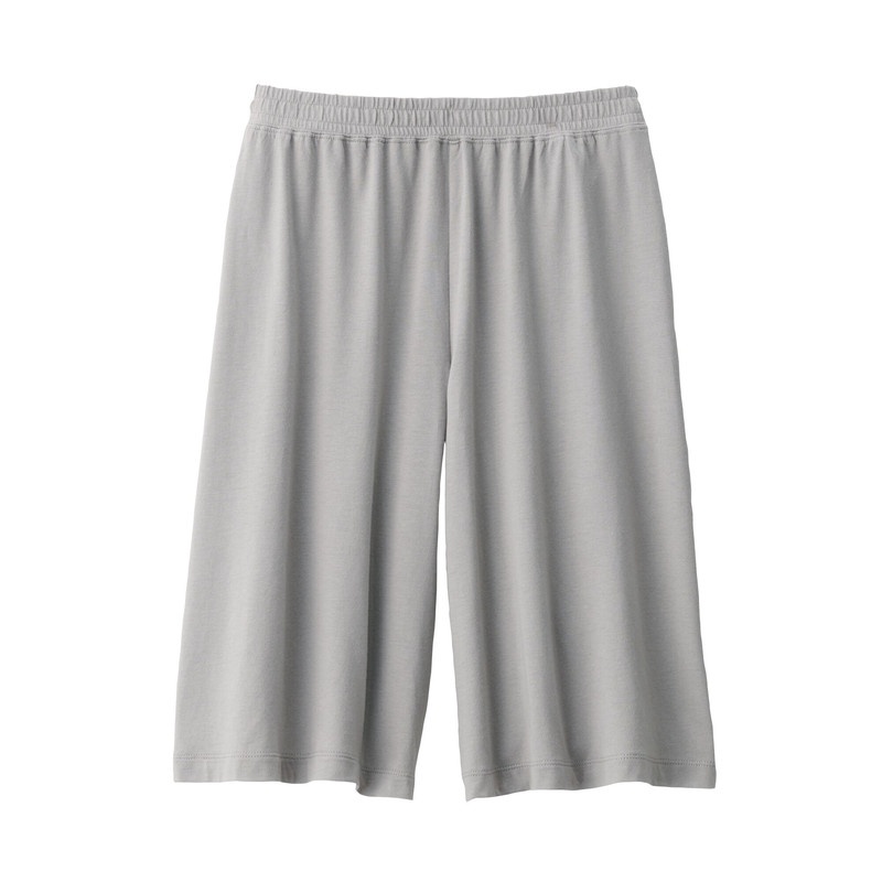 Muji Quần Lửng Vải Jersey Rayon Cotton