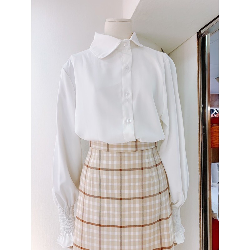 Set áo somi kèm gile len và đai - ALISA | BigBuy360 - bigbuy360.vn