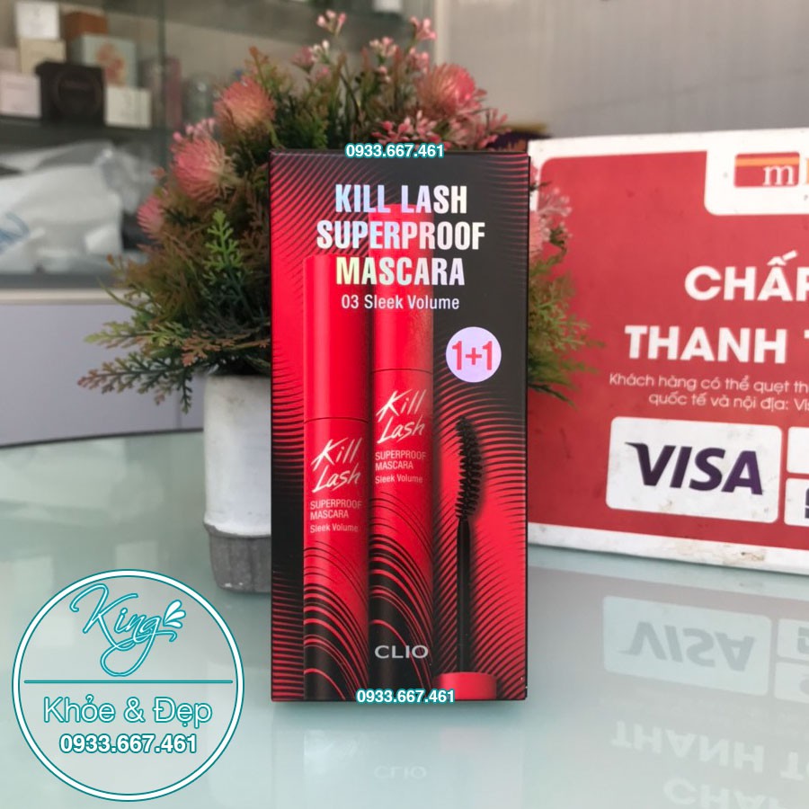 Mascara Clio Kill Lash Superproof Mascara | BigBuy360 - bigbuy360.vn