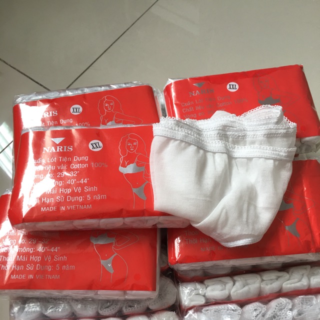 Quần lót cotton Naris (1 gói 6 quần) đủ size | BigBuy360 - bigbuy360.vn