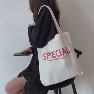 TÚI TOTE VẢI CANVAS SPECIAL CÓ KHÓA MIỆNG