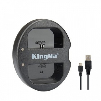 Sạc đôi 2 pin hãng Kingma LP-E6