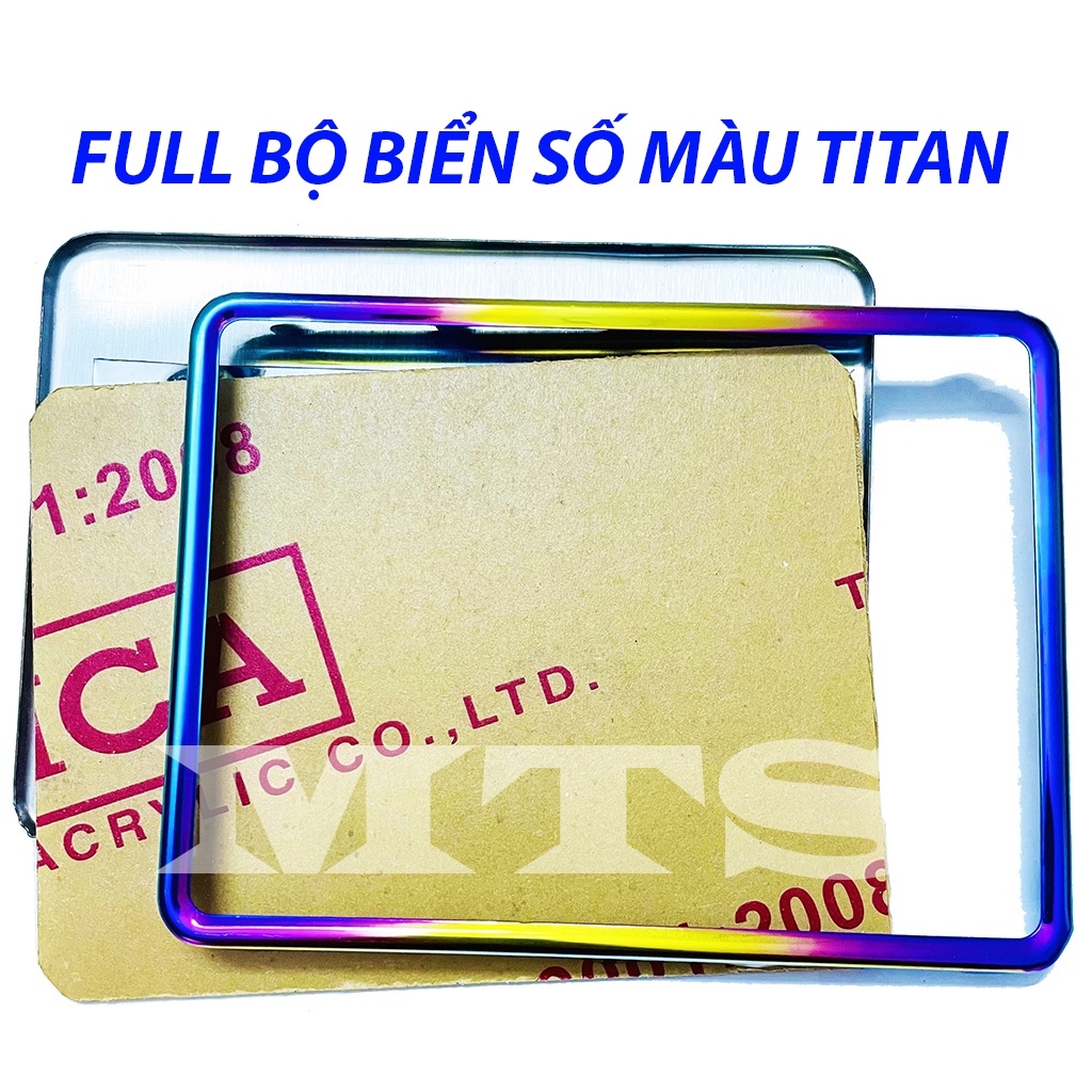 Biển Số Xe Màu Titan Cao Cấp