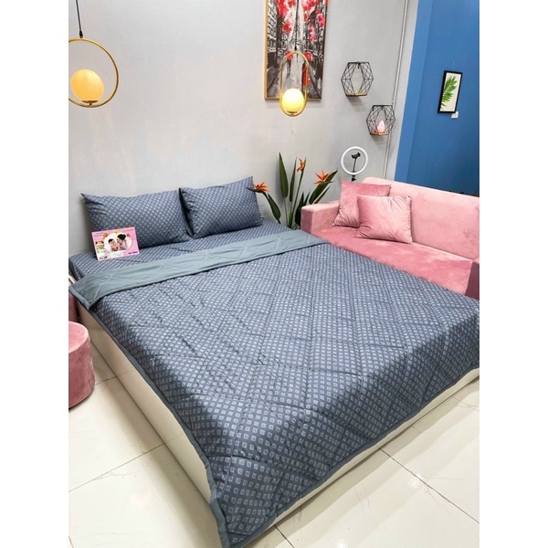 [Mã LIFE50KALL giảm 10% đơn 200K] Bộ 5 món chăn ga gối đũi thương hiệu cao cấp | BigBuy360 - bigbuy360.vn