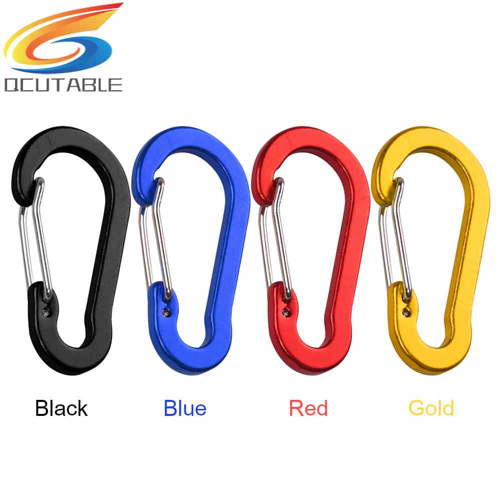 Set 6 Móc Khóa Leo Núi Đa Năng Bằng Hợp Kim Nhôm