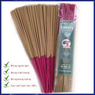 Nhang Trầm Hương xứ Huế  loại  Đặc Biệt không hóa chất - Nhang có tăm - Không Đậu tàn - ít Khói - Luxury Art