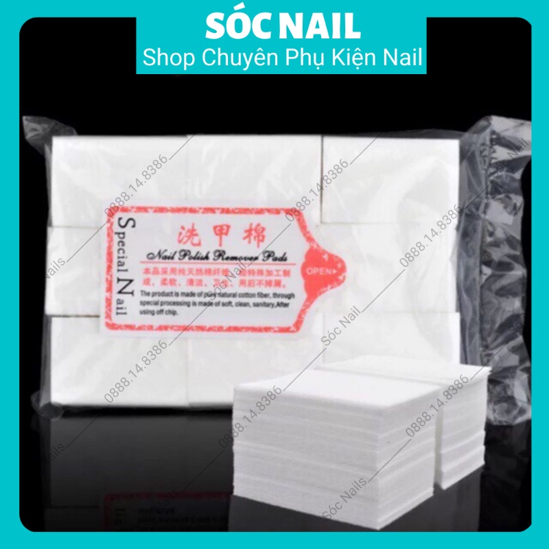 Giấy Lau Gel Nail Loại Cứng Không Xù Lông Gói 1000 Miếng