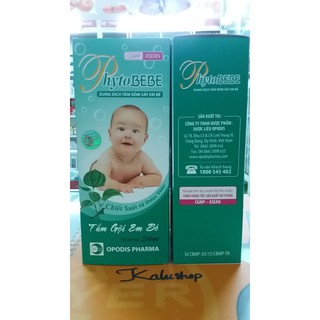 Dung dịch tắm rôm sảy em bé PhytoBEBE