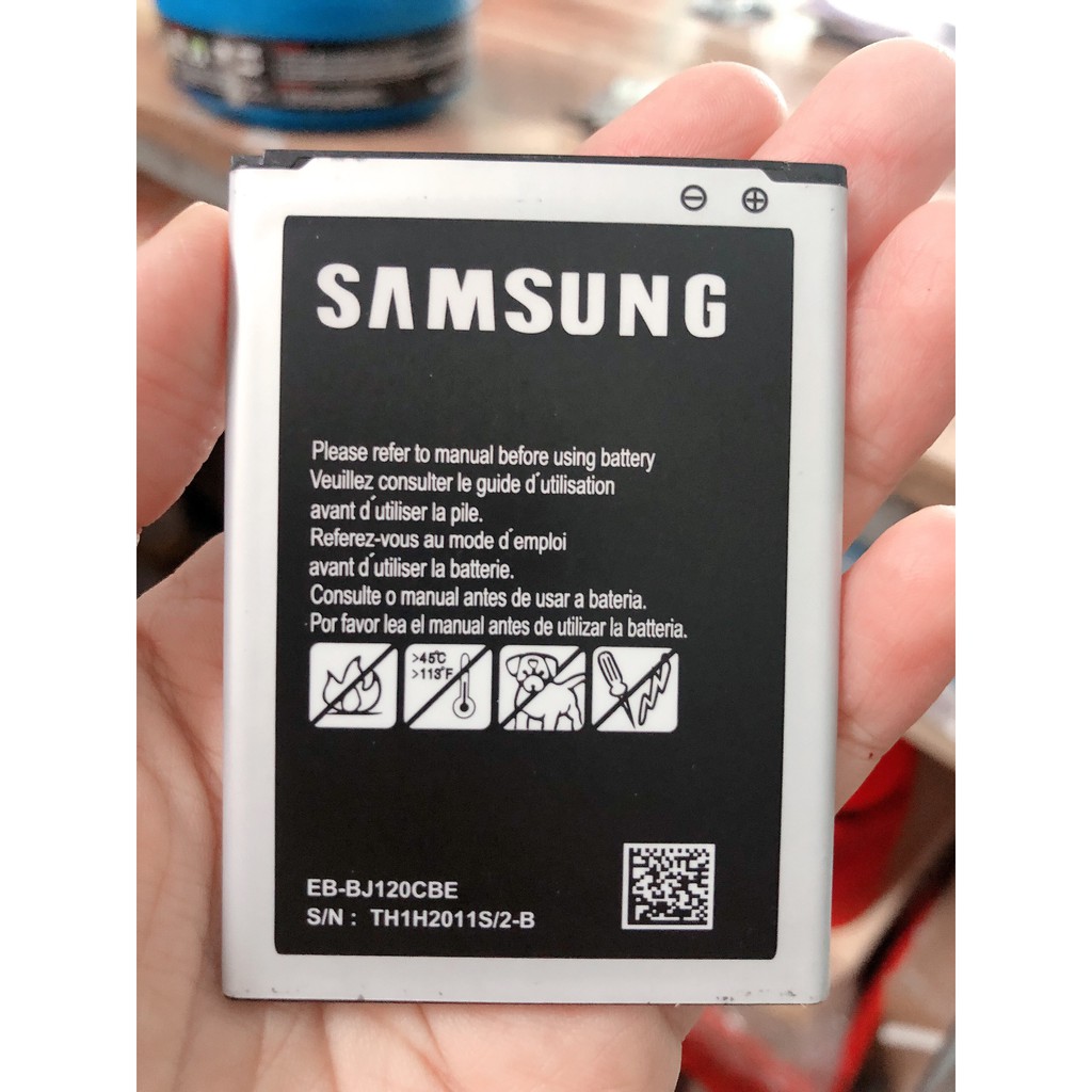 Pin Samsung J120/ J1 2016 / J1 2017 dung lượng cao, Zin máy bảo hành 12 tháng