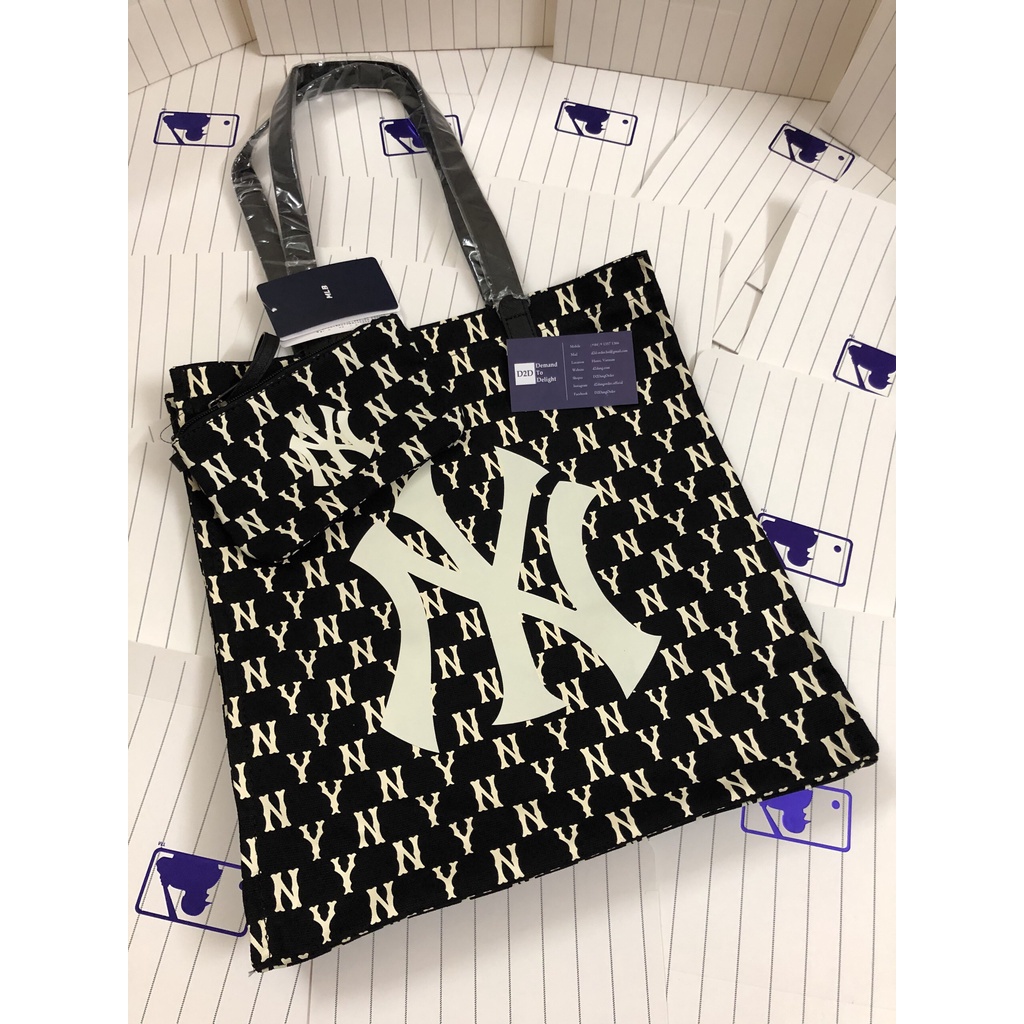 Túi Đeo Vai MLB Bản To Kèm Ví Nhỏ Logo In Họa Tiết Mono Siêu Đẹp