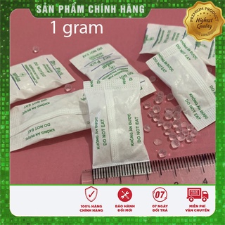 Gói hút ẩm 1gram | Gói hạt chống ẩm Sam Lan giá rẻ , chất lượng