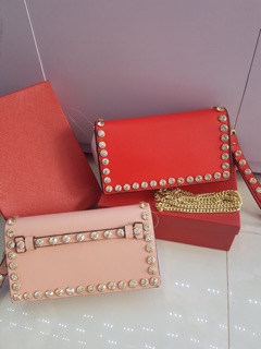 Túi Clutch đá size 20 dây xích đeo chéo