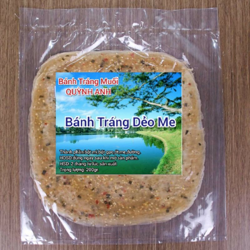 COMBO 5 XẤP Xấp Bánh Tráng Dẻo ME 200Gr - Đặc Sản Tây Ninh Khó Chối Từ