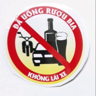 Tem dán xe máy "Cảnh báo 2020" dán đuôi xe máy, dán xe máy, dán nón bảo hiểm, ô tô
