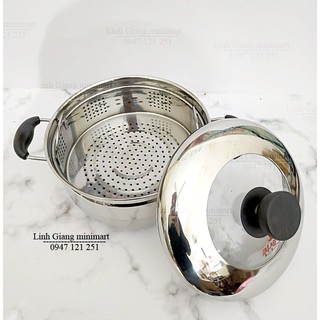 [LOẠI DÀY] Nồi luộc gà , đồ xôi Hàn Quốc( tặng kem lồng hấp inox 304) các cỡ