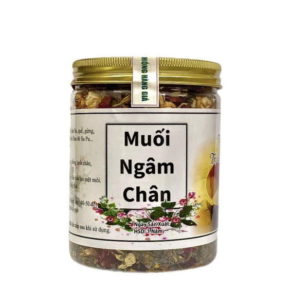 1kg Muối đen thảo dược ngâm chân handmade