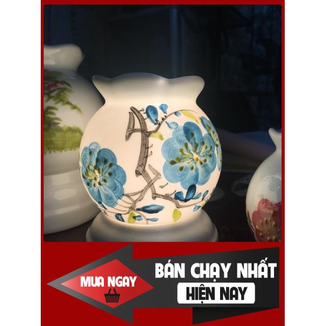 [SP BÁN CHẠY] Đèn xông tinh dầu size mini có tặng kèm bóng