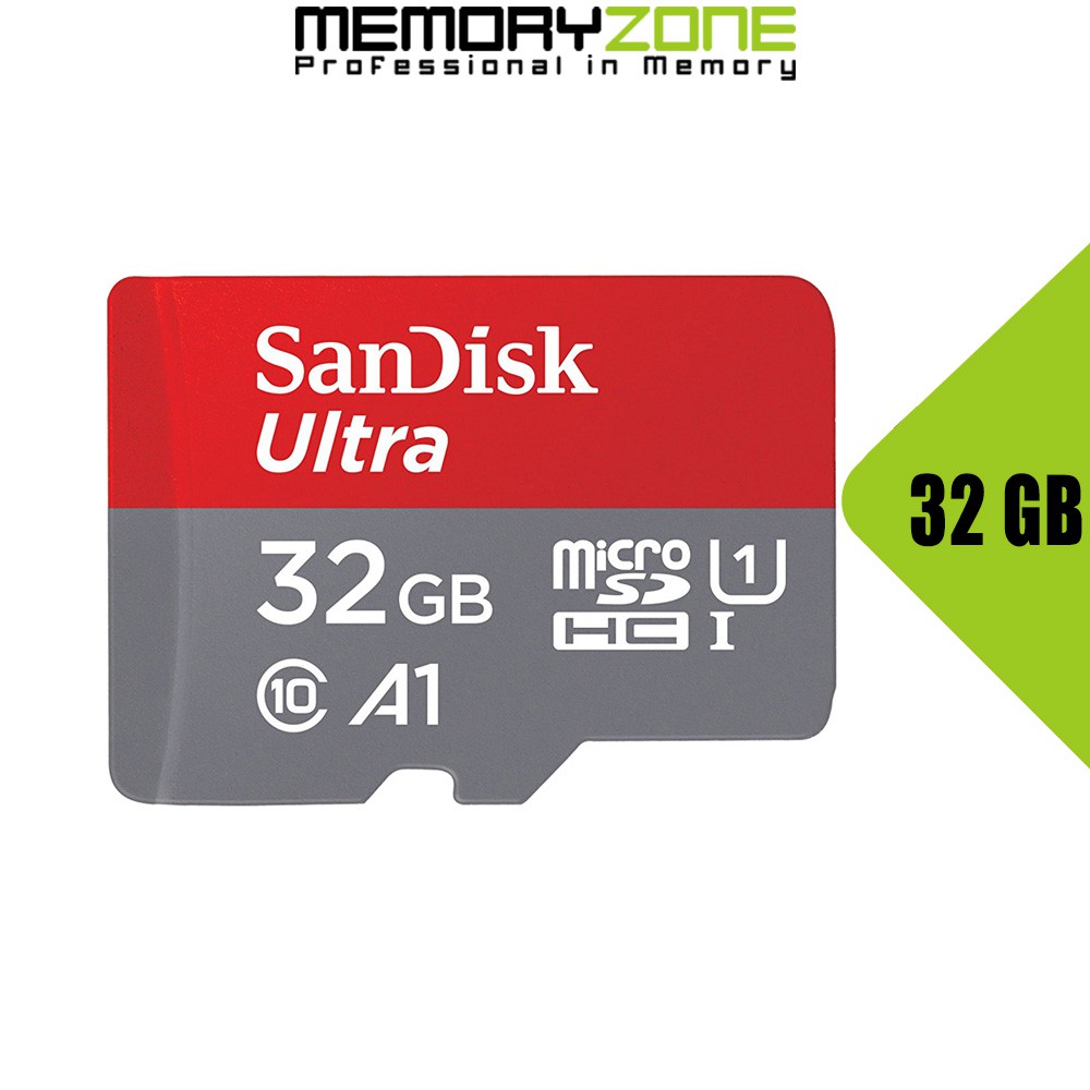 Thẻ nhớ MicroSDHC SanDisk Ultra A1 32GB 120MB/s SDSQUA4-032G-GN6MN