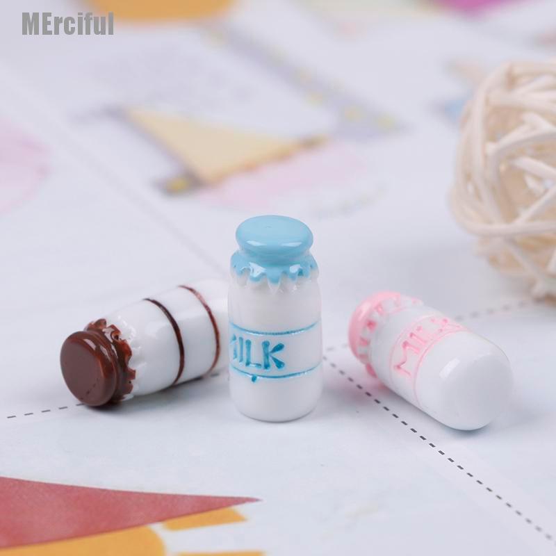 Set 3 Mô Hình Chai Sữa 1: 12 Dùng Để Trang Trí Nhà Búp Bê