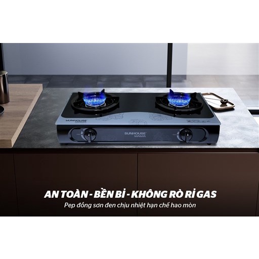 BẾP GAS DƯƠNG KÍNH SUNHOUSE MAMA MMB0782L