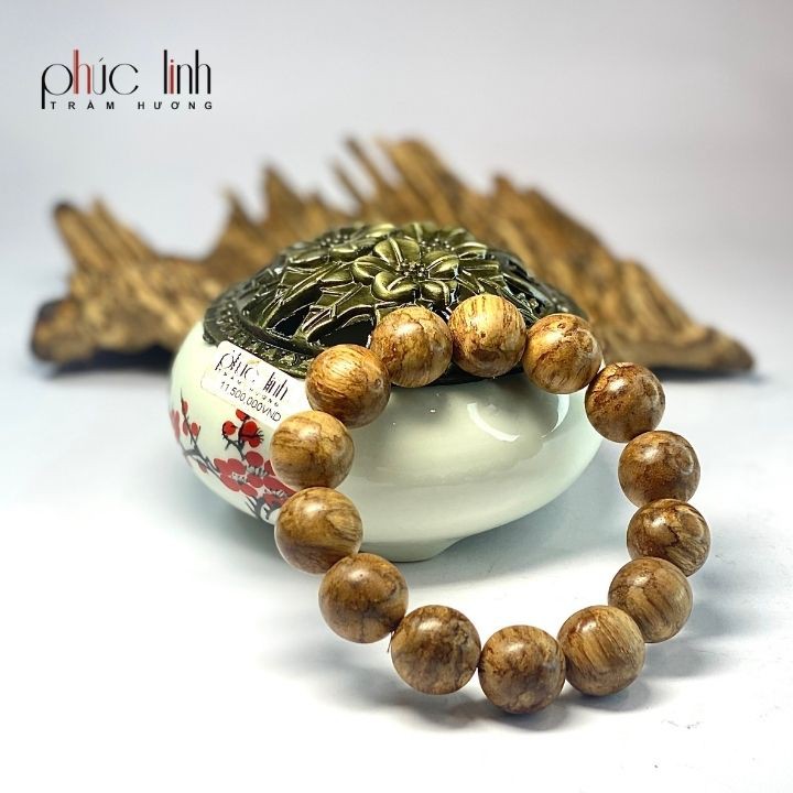 Vòng Tay Trầm Tự Nhiên Malai 16 ly PHÚC LINH