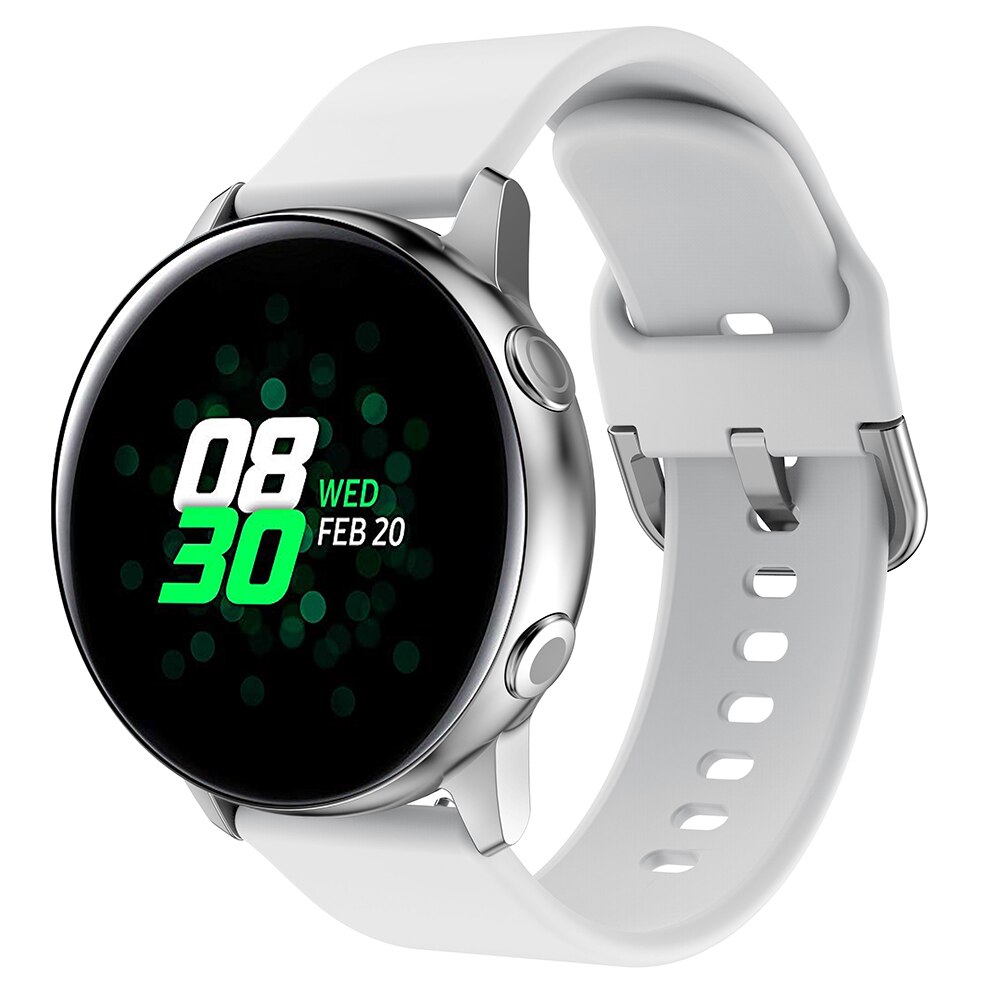 Dây đeo silicone thay thế 20mm cho đồng hồ Samsung Galaxy Active 2 40mm 44mm / 3 41mm / Gear S2 / Reyluou Ls02