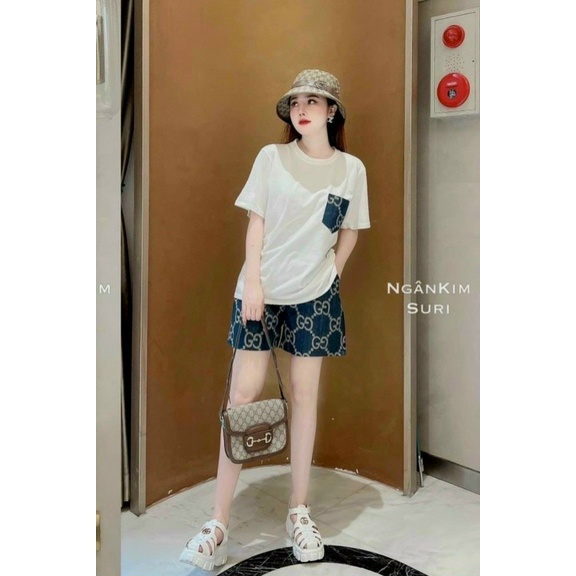 [ MẪU HOT ] SET ÁO GÂN/ QUẦN BỐ, HOẠ TIẾT ĐỘC ĐÁO/ CÁ TÍNH, PHÙ HỢP CÁC BẠN NỮ TRẺ, ĐI HỌC/ ĐI CHƠI, MẶC CỰC XINH UP