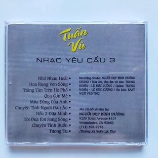 Bộ 4 cd Tuấn Vũ phono