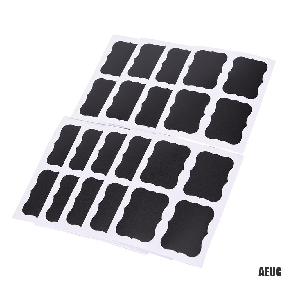 Bộ 36 Miếng Nhãn Dán Dạng Bảng Viết Phấn Cho Nhà Bếp