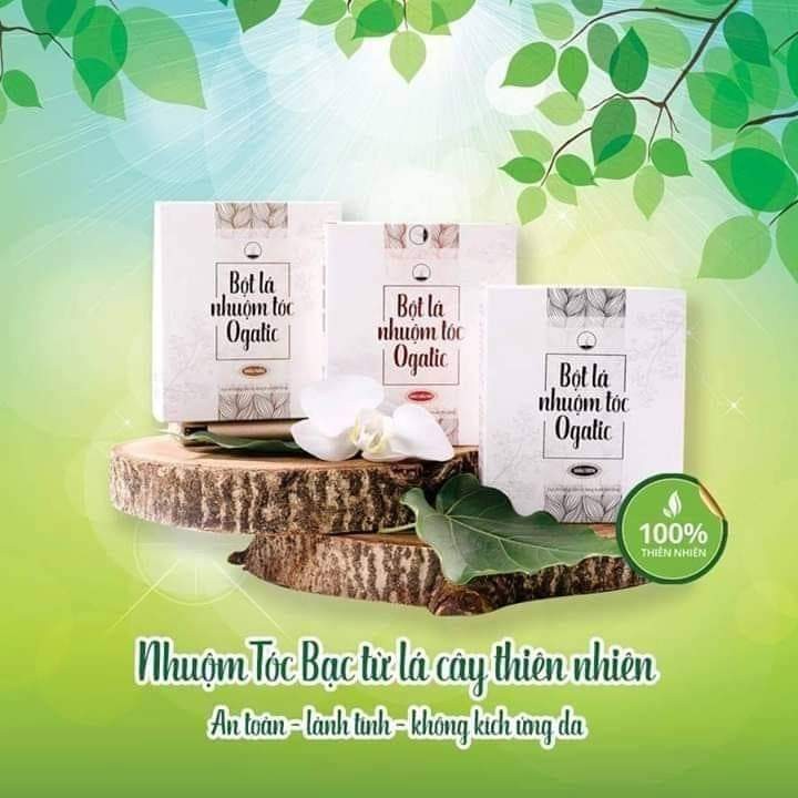 Bột lá nhuộm tóc Ogaticc