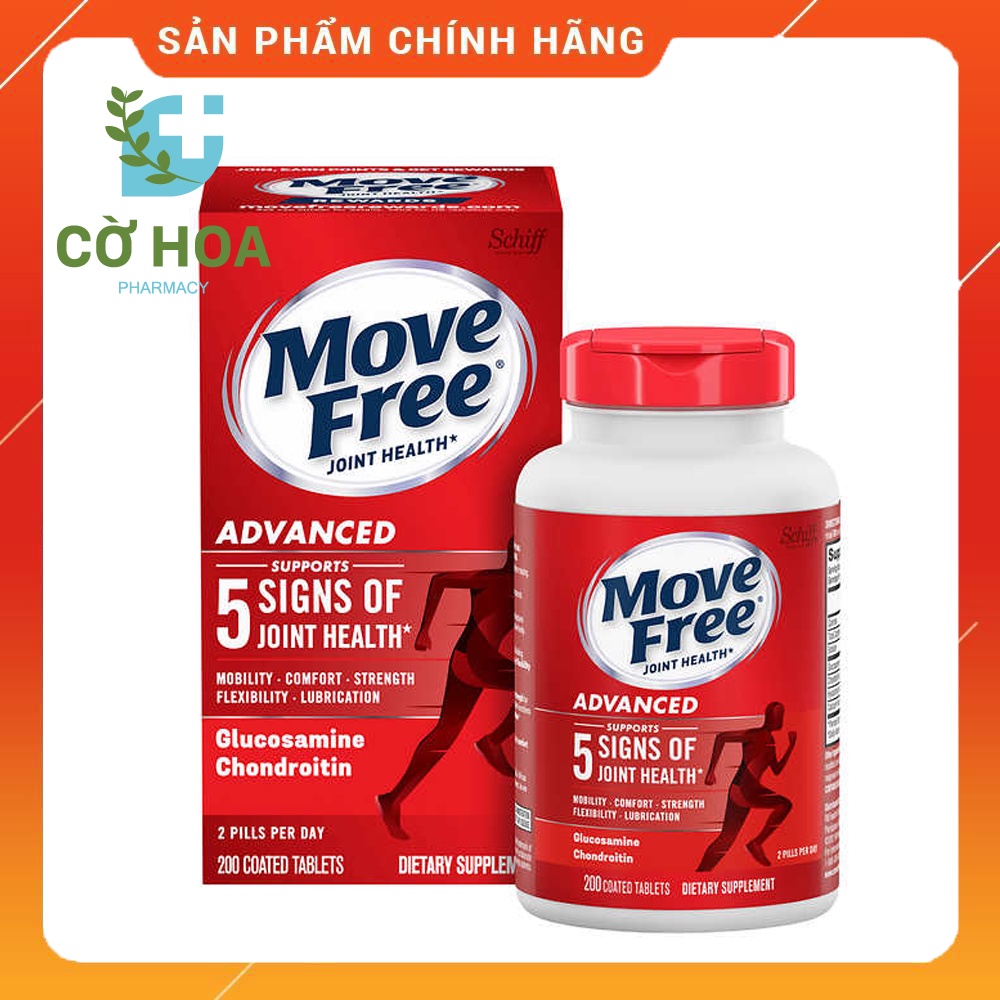 Viên bổ xương khớp Schiff Move Free Advanced - Hộp 200 viên