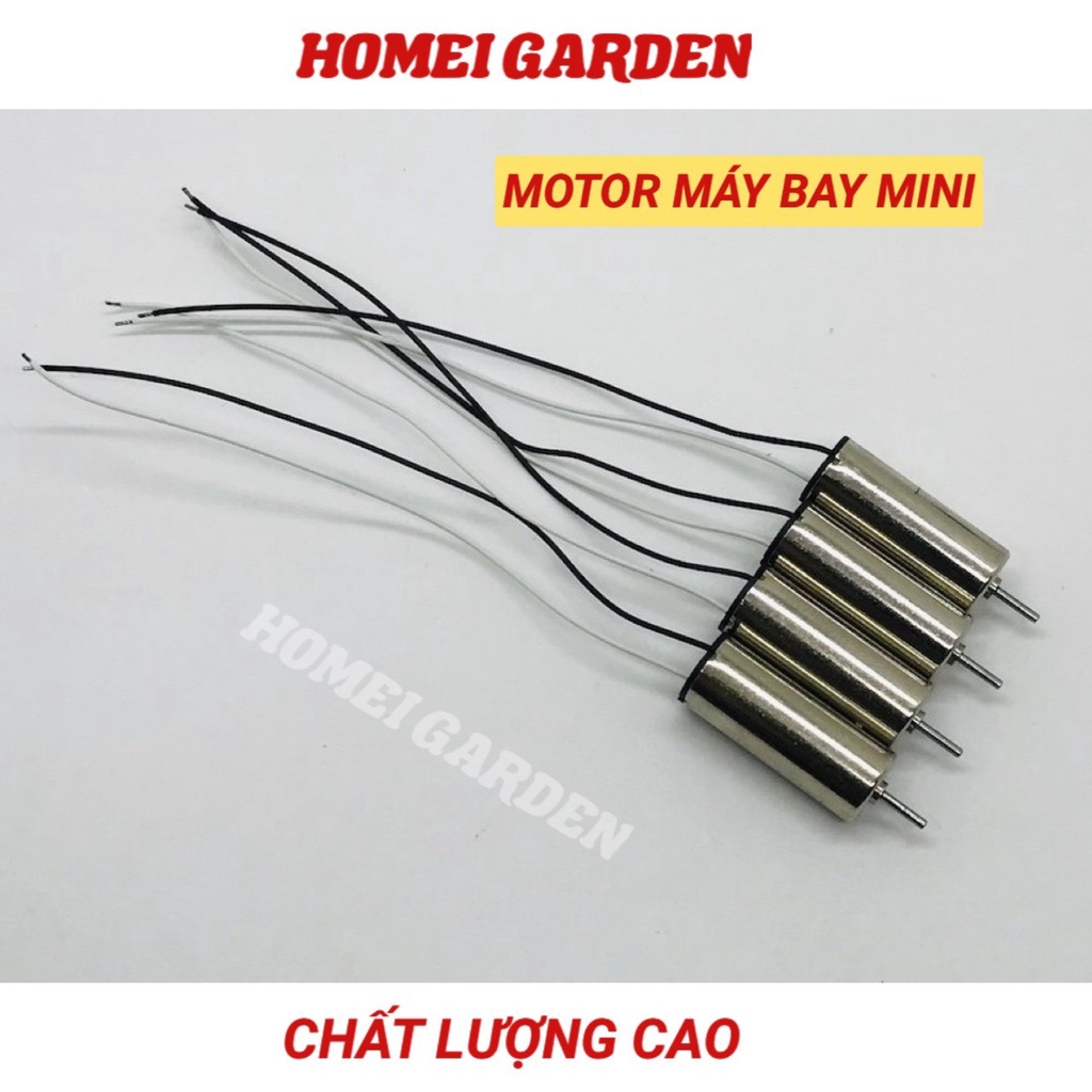 2 Motor máy bay mini 820 dây đen trắng 3.7V - 4.2V từ tính mạnh tốc độ 48000 RPM - D0248