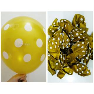 Bong Bóng Cao Su 12 INCH Màu Vàng Chất Lượng Cao