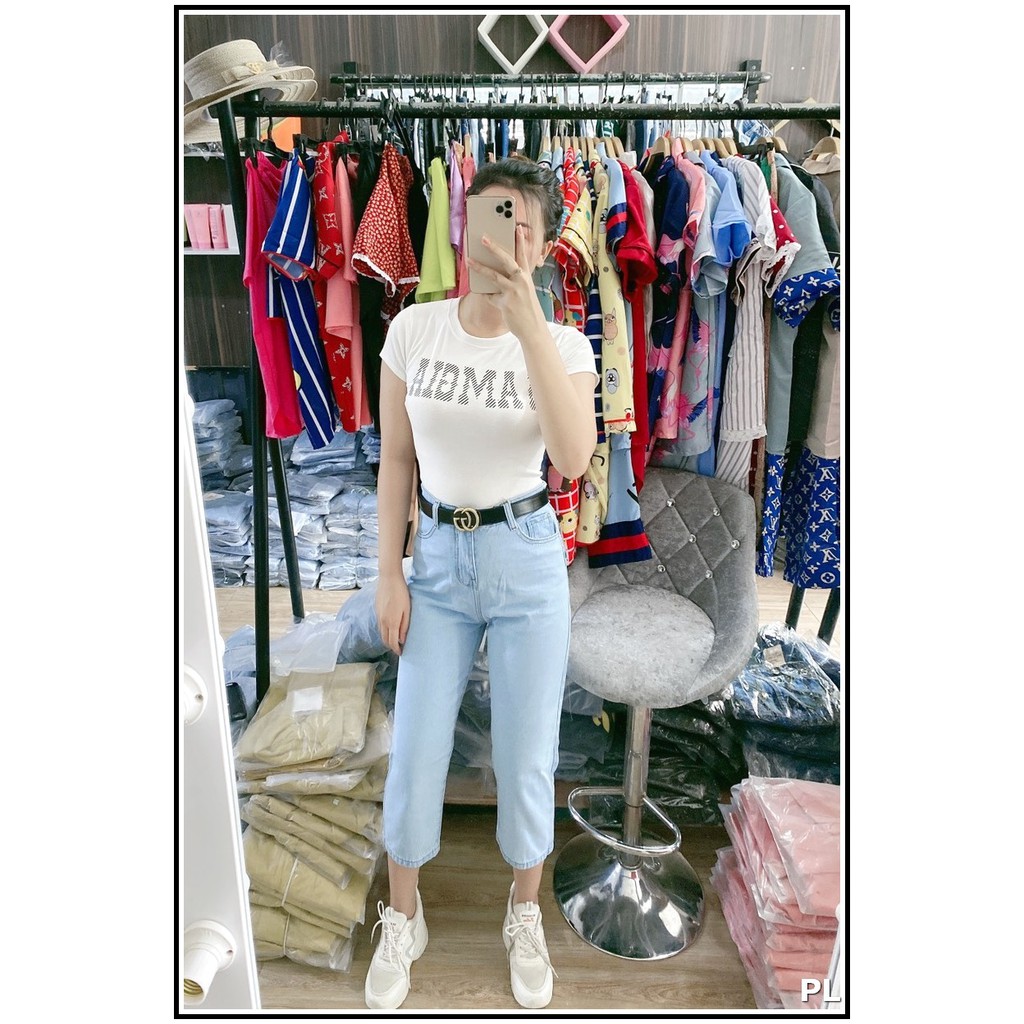 Quần jean nữ ỐNG RỘNG LỠ QUA GỐI BG HOTTREND ĐẬM-NHẠT C+ms2AL7