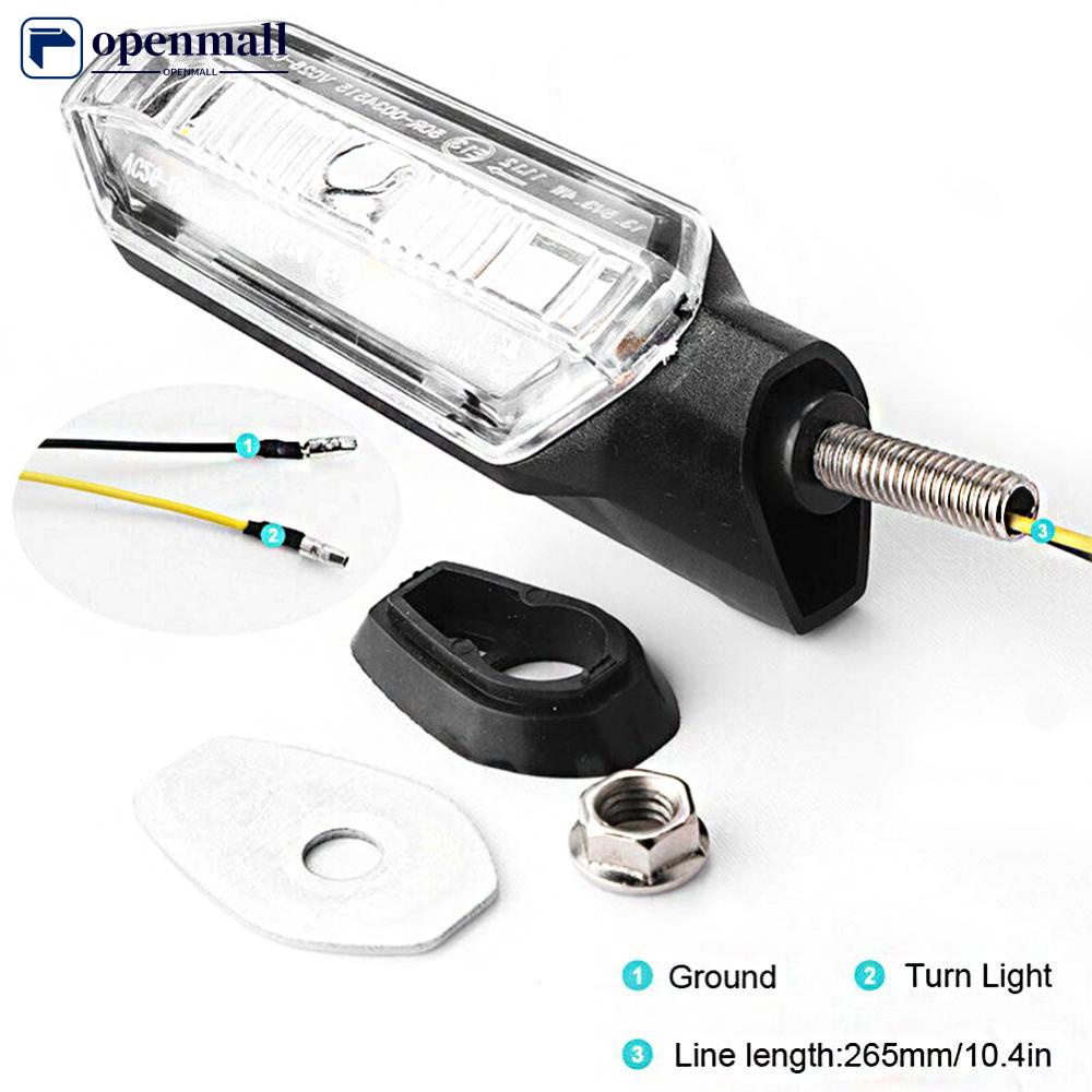 Set 2 Đèn Xi Nhan 3LED Gắn Đuôi Xe Mô Tô