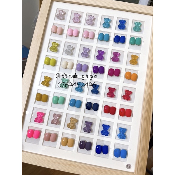 Set sơn gel Very good nail 24 màu cao cấp chai 15ml tặng bảng màu