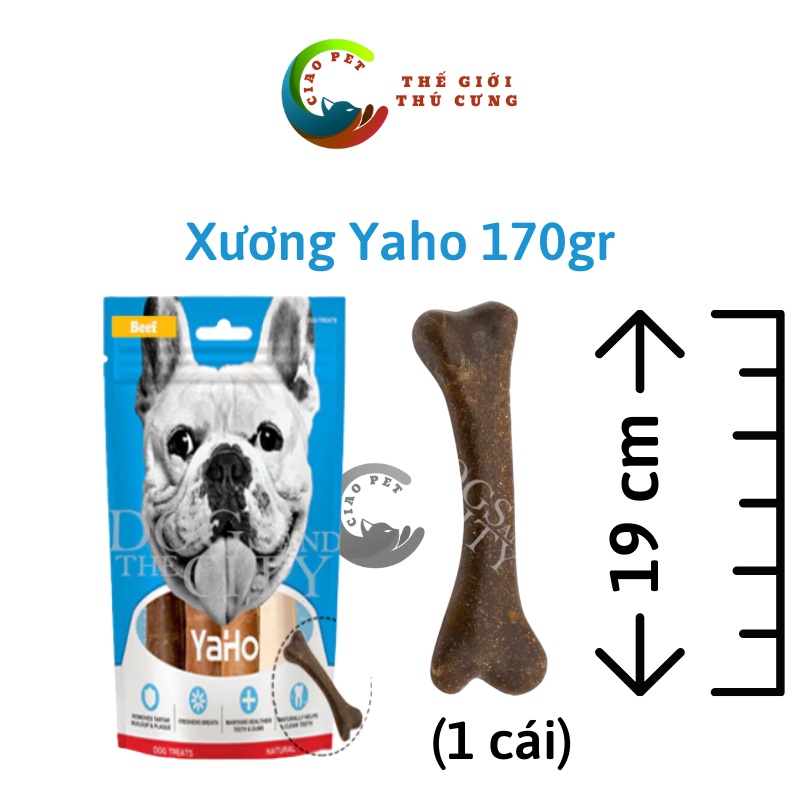 [162g-170g] Xương gặm sạch răng cho chó YAHO