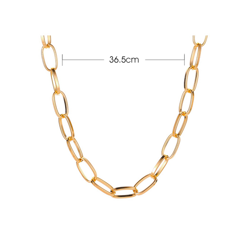 Thaknsgiv Niceshopy-VN Elo Da Cadeia De Moda Gargantilha Colar Para As Mulheres Charme Colar Collares Jóias