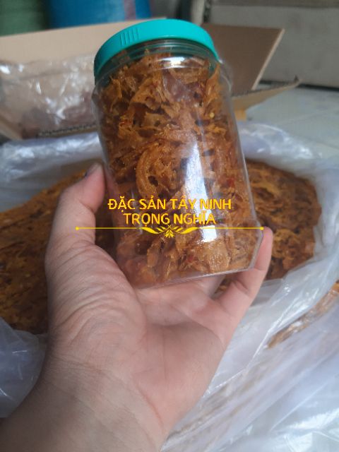 [150G]-Khô Mực Xé Cay Trộn Bánh Tráng 