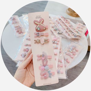 Set 6 kẹp tóc xinh cho bé