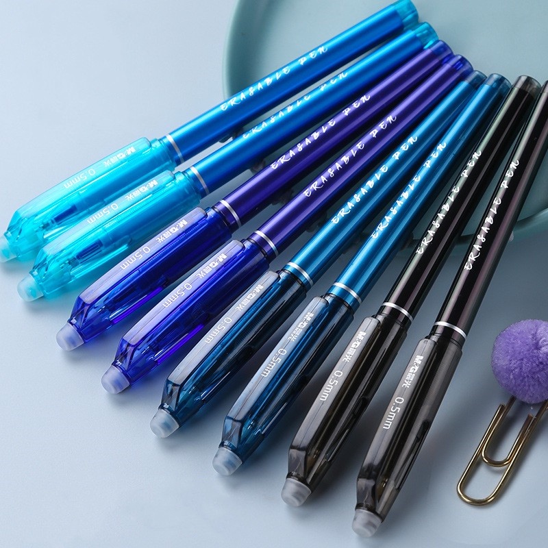 Bút mực gel ngòi 0.5mm có thể tẩy được tiện lợi cho học sinh