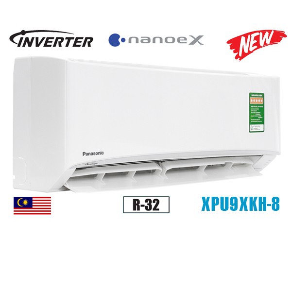 [Mã ELHA10 giảm 6% đơn 5TR] Điều hòa Panasonic 1 chiều Inverter R32 Tiêu chuẩn 9000BTU CS/CU-XPU9XKH-8