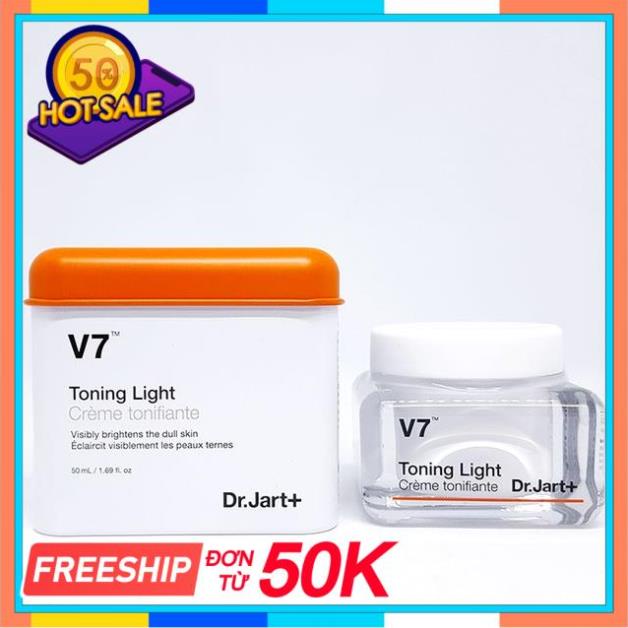 🎁MIỄN PHÍ SHIP🎁 Kem Dưỡng Trắng Da V7 Toning Light 50ml phục hồi da, hỗ trợ trị thâm nám