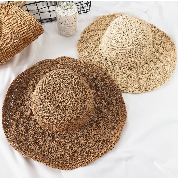 (ORDER) Nón cối rộng vành đi biển